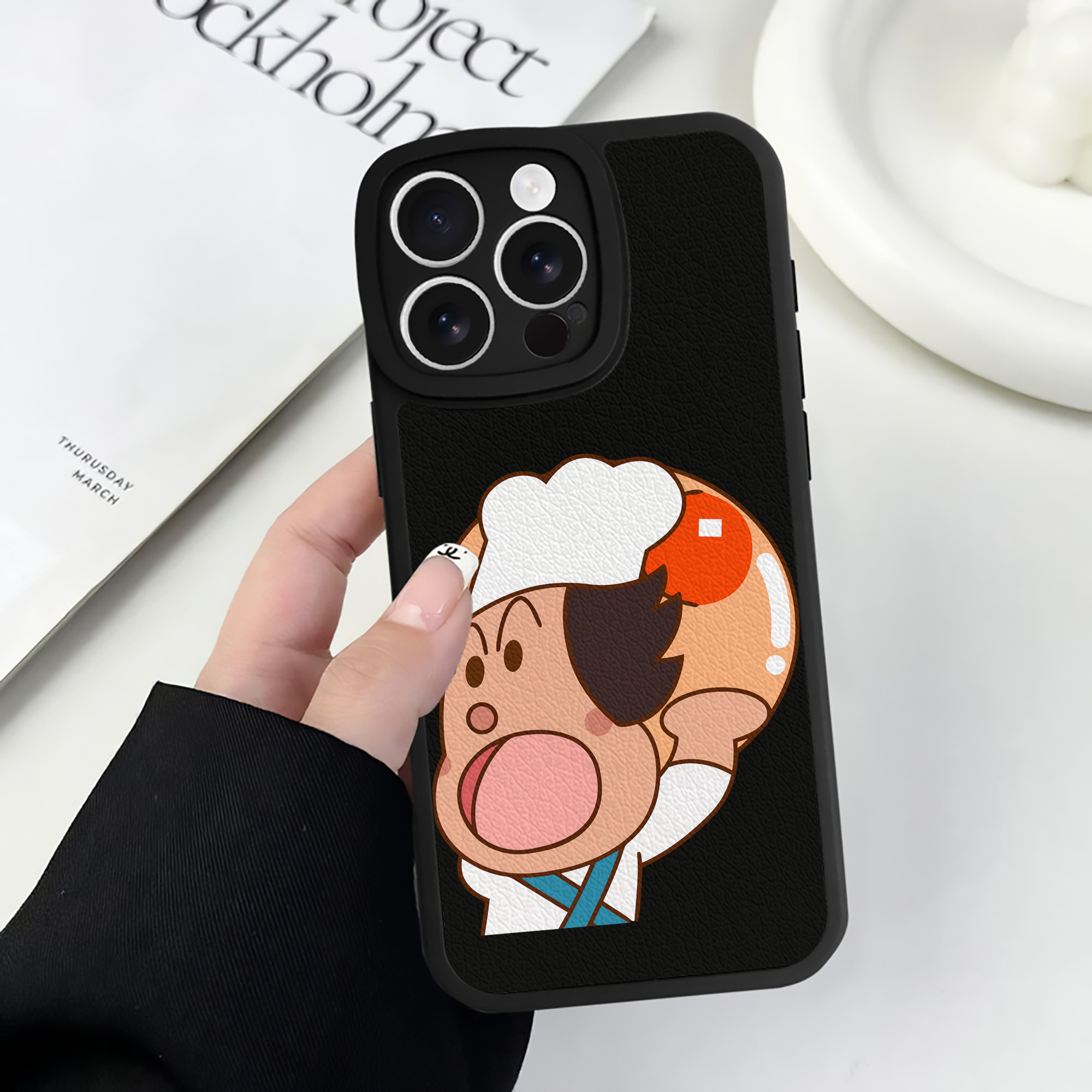 （画像用） アンパンマン Anpanman 【iPhone 16シリーズ対応】シリコンスマホケース（レザー調） 材質：シリコン